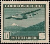 Chile 1941 Air Post Stamps (Type 1941) l