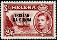 Tristan da Cunha 1952 Stamps of St