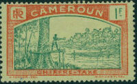 Cameroon 1925 Man Felling Tree k