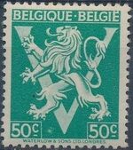 Belgium 1944 Heraldic Lion e