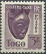 Togo 1941 Postage Due j