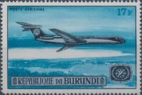 Burundi 1967 Opening of the Jet Airport at Bujumbura and International Tourist Year c