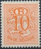 Belgium 1952 Official Stamps (Heraldic Lion with Numeral and B in oval) a