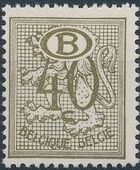 Belgium 1952 Official Stamps (Heraldic Lion with Numeral and B in oval) c