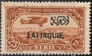 Latakia 1931 Air Post Stamps of Syria 1931 Overprinted h