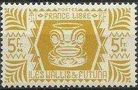 Wallis and Futuna 1944 Ivi Poo Bone Carving in Tiki Design l