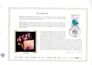 France 1986 Minerals FOLl