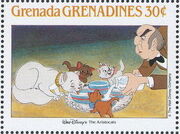 Grenada Grenadines 1988 The Disney Animal Stories in Postage Stamps 6c