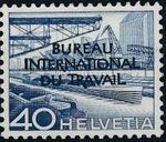 Switzerland 1950 Landscapes and Technology Official Stamps for The International Labor Bureau h