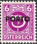 Austria 1946 Occupation Stamps of the Allied Military Government Overprinted in Black c
