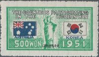 Korea (South) 1951 Countries Participating in the Korean War c