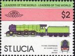 St Lucia 1983 Leaders of the World - LOCO 100 u