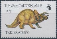 Turks and Caicos Islands 1993 Prehistoric Animals c
