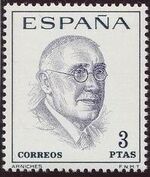 Spain 1966 Famous Spanish - Poets and Dramaturges b