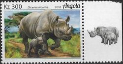 Angola 2018 Wildlife of Angola - Rhinos d