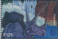 Gabon 1995 Prehistoric Wildlife g