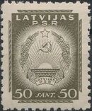 Latvia 1940 Arms of Soviet Latvia k