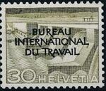 Switzerland 1950 Landscapes and Technology Official Stamps for The International Labor Bureau f