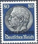 German Occupation-Luxembourg 1940 Stamps of Germany (1933-1936) Overprinted in Black o