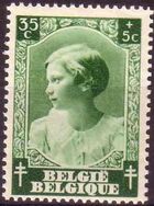 Belgium 1937 Princess Joséphine-Charlotte c