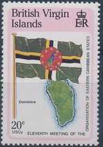 British Virgin Islands 1987 11th Meeting of the Organization of Eastern Caribbean States c