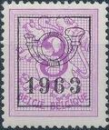 Belgium 1963 Heraldic Lion with Precancellations b