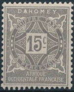 Dahomey 1914 Numerals c
