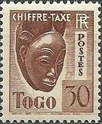 Togo 1941 Postage Due e