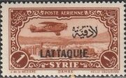 Latakia 1931 Air Post Stamps of Syria 1931 Overprinted b