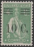 Portugal 1928 Ceres Surcharged d