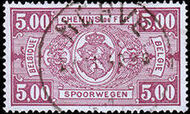 Belgium 1941 Railway Stamps (Numeral in Rectangle IV) n