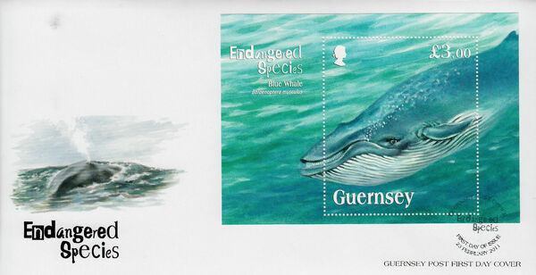 Guernsey 2011 Endangered Species - Blue Whale b