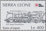 Sierra Leone 1991 Phila Nippon ’91 - Japanese Trains k