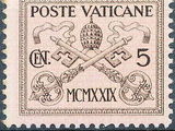 Vatican City 1929 Conciliation Issue