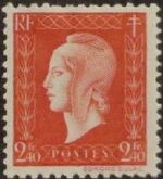 France 1945 Marianne de Dulac (2nd Issue) k