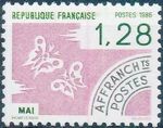 France 1986 Months of the Year - Pre-cancelled (2nd Issue) a