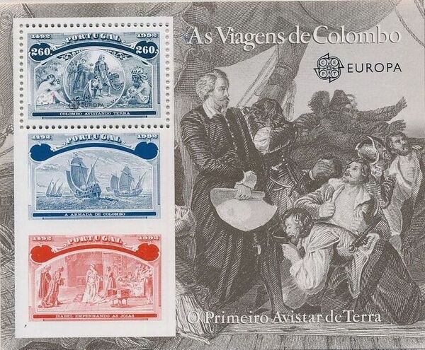 Portugal 1992 EUROPA - 5th Centenary of Discovery of America SSc