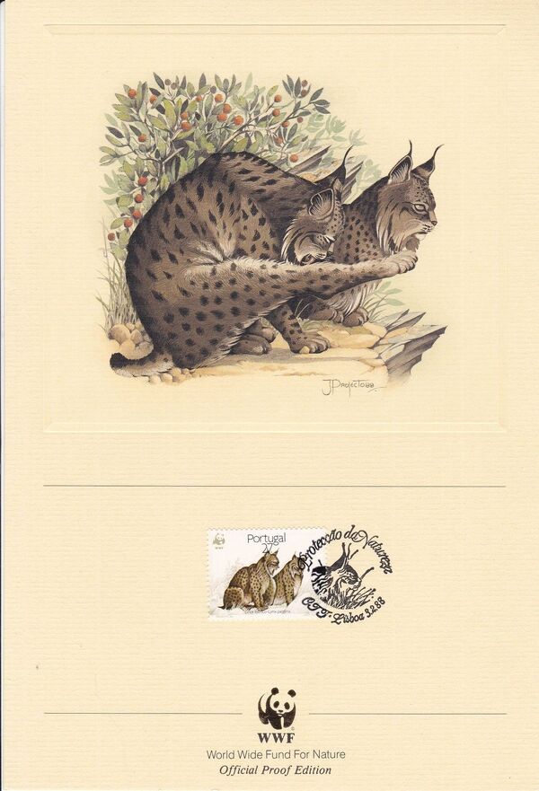 Portugal 1988 WWF Iberian Lynx (Lynx pardina) OPEc