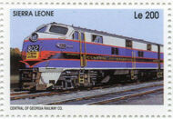 Sierra Leone 1995 Railways of the World b