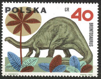 Poland 1965 Dinosaurs c