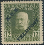 Austro-Hungarian Post Offices 1915 Emperor Franz Josef Overprinted g