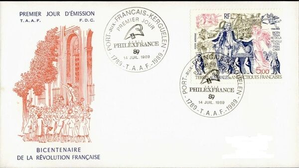 French Southern and Antarctic Territories 1989 Bicentenary of the French Revolution FCa