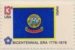 United States of America 1976 American Bicentennial - Flags of 50 States zq