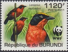 Burundi 2011 WWF Papyrus Gonolek c