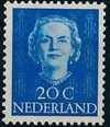 Netherlands 1949 Queen Juliana - En Face (1st Group) f