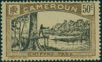 Cameroon 1925 Man Felling Tree i