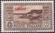 Italy (Aegean Islands)-Carchi 1932 50th Anniversary of the Death of Giuseppe Garibaldi h