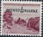 Liechtenstein 1947 Stamps of 1944-1945 overprinted - Official Stamps f