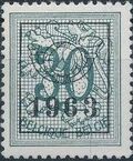 Belgium 1963 Heraldic Lion with Precancellations f