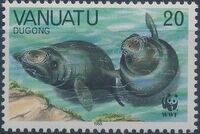 Vanuatu 1988 WWF Dugong c